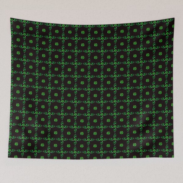 Item preview, Emerald Gemstone Art Green in dark background designed and sold by DigitalGemArt.