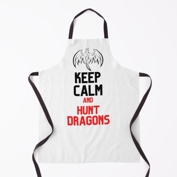 Item preview, Keep Calm and Hunt Dragons Rising Silhouette Design designed and sold by CreativNode.