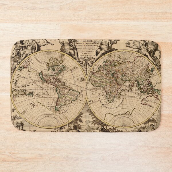 Item preview, Old World Map - Vintage Art designed and sold by RickE.