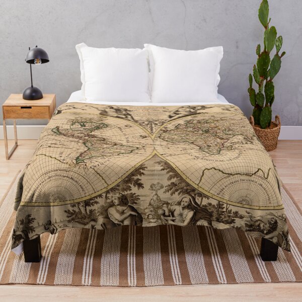 Item preview, Old World Map - Vintage Art designed and sold by RickE.
