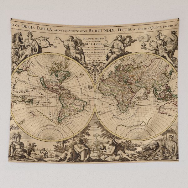 Item preview, Old World Map - Vintage Art designed and sold by RickE.