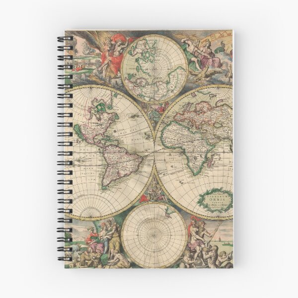 Item preview, Old World Map - Vintage Art designed and sold by RickE.