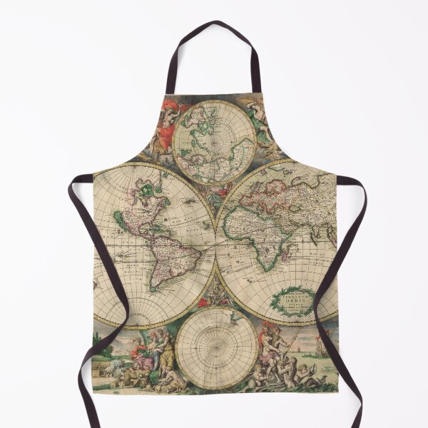 Item preview, Old World Map - Vintage Art designed and sold by RickE.