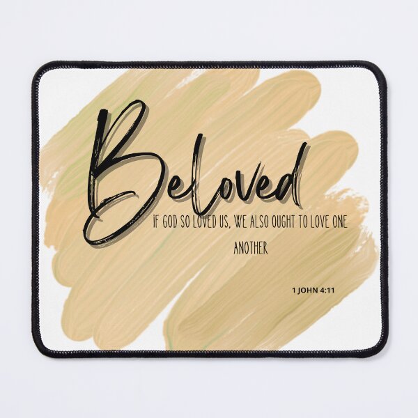 Item preview, Beloved Bible Verse 1John 4:7 designed and sold by LanrivArtStudio.