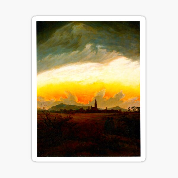 Artikel-Vorschau von HD CASPAR DAVID FRIEDRICH - Neubrandenburg 1816, designt und verkauft von gologodesigns.