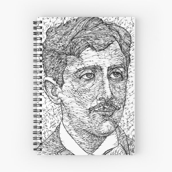 Item preview, MARCEL PROUST ink portrait .1 designed and sold by lautir.