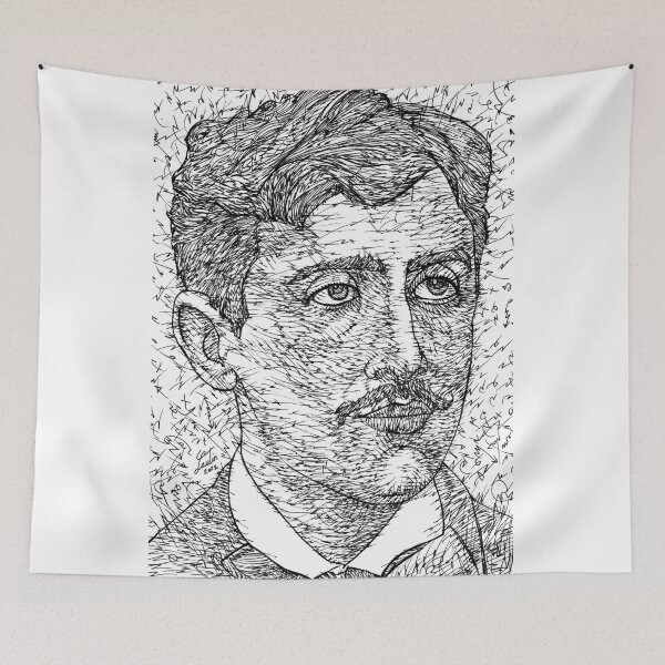 Item preview, MARCEL PROUST ink portrait .1 designed and sold by lautir.