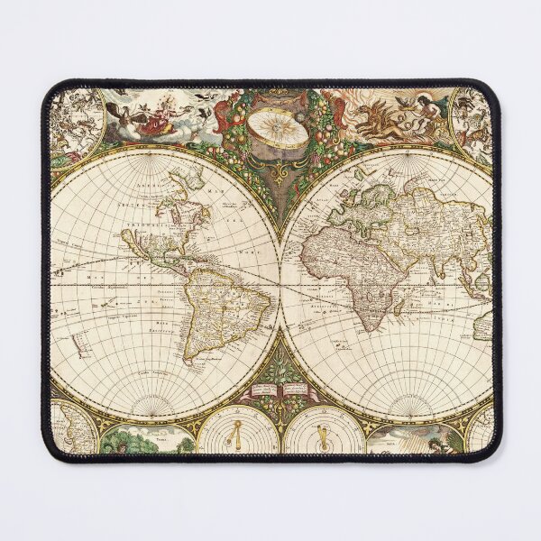 Item preview, Old Map - Vintage Art designed and sold by RickE.