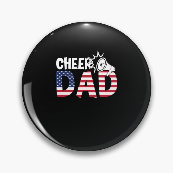 Item preview, Cheer Dad USA Flag Cheerleader Dad Life Fathers Day designed and sold by clothesy7.