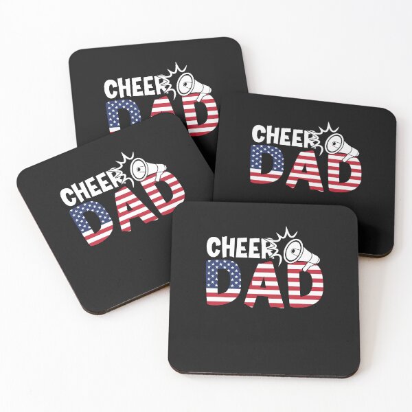 Item preview, Cheer Dad USA Flag Cheerleader Dad Life Fathers Day designed and sold by clothesy7.