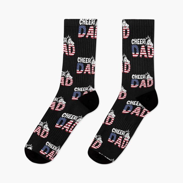 Item preview, Cheer Dad USA Flag Cheerleader Dad Life Fathers Day designed and sold by clothesy7.