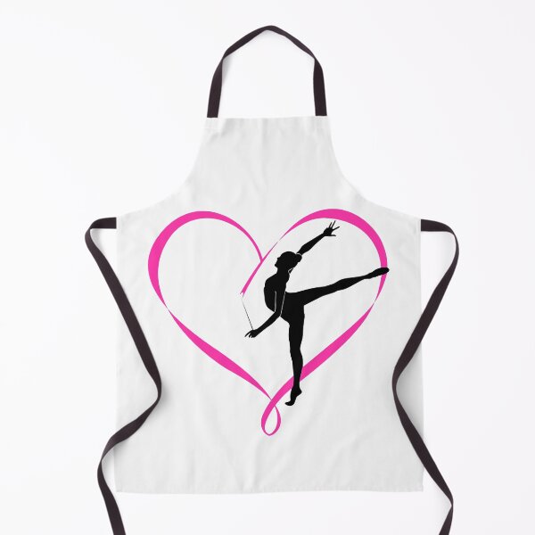 Item preview, Gymnastics Gymnast Heart Ribbon Love designed and sold by levintere.