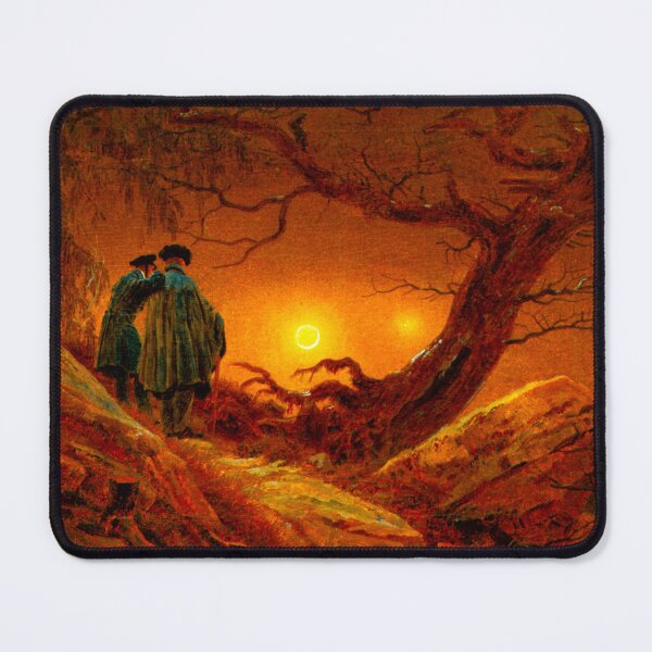 Item preview, HD CASPAR DAVID FRIEDRICH - Zwei Männer in Betrachtung des Mondes 1819 - 1820 designed and sold by Go Logo Designs.