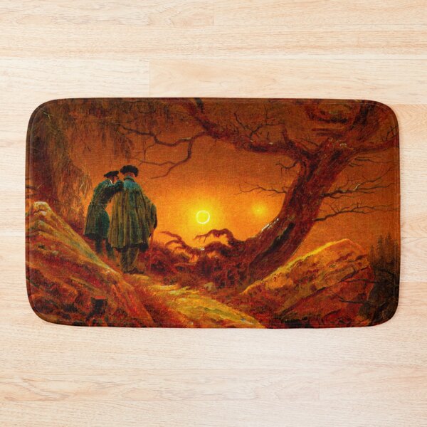 Item preview, HD CASPAR DAVID FRIEDRICH - Zwei Männer in Betrachtung des Mondes 1819 - 1820 designed and sold by Go Logo Designs.