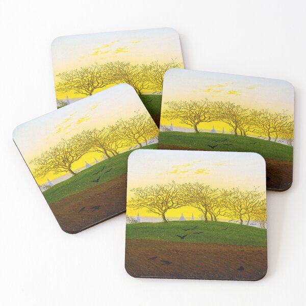Item preview, HD CASPAR DAVID FRIEDRICH - Hill and Ploughed Field near Dresden 1824 designed and sold by Go Logo Designs.