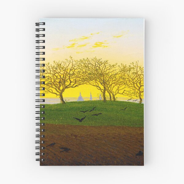 Artikelvorschau, HD CASPAR DAVID FRIEDRICH - Hill and Ploughed Field near Dresden 1824 entworfen und verkauft von Go Logo Designs.