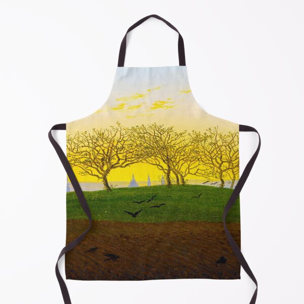 Item preview, HD CASPAR DAVID FRIEDRICH - Hill and Ploughed Field near Dresden 1824 designed and sold by Go Logo Designs.