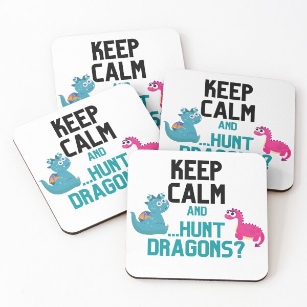 Item preview, Cute Keep Calm and Hunt Dragons Design designed and sold by CreativNode.