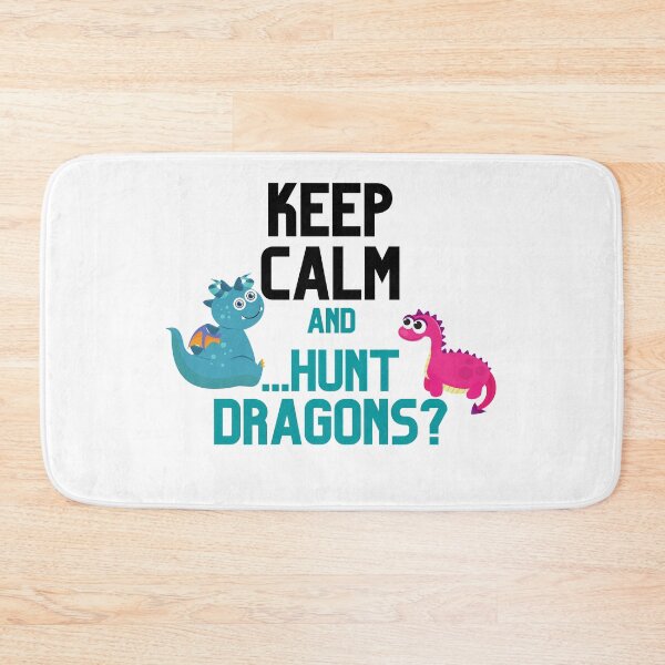 Item preview, Cute Keep Calm and Hunt Dragons Design designed and sold by CreativNode.