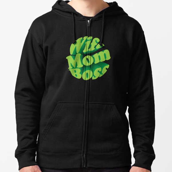 mom wife boss hoodie