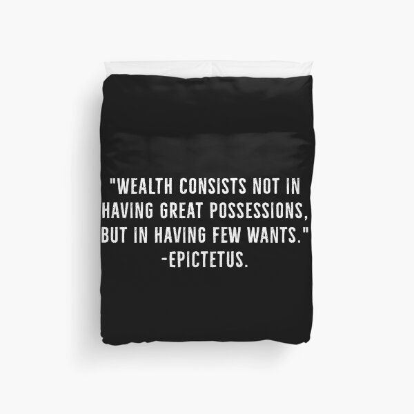 Item preview, Wealth Is Having Few Wants - Epictetus designed and sold by PhilosophyWear.