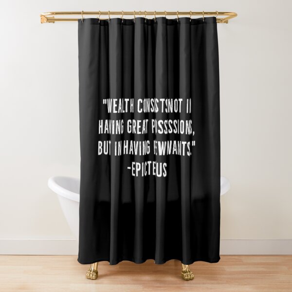Item preview, Wealth Is Having Few Wants - Epictetus designed and sold by PhilosophyWear.