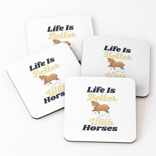 Item preview, horse lovers live a better life with horses designed and sold by medbouk1.