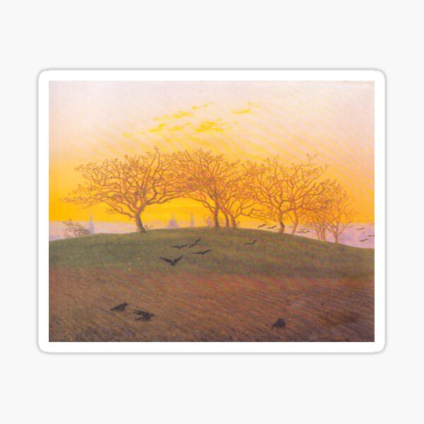 Artikel-Vorschau von HD CASPAR DAVID FRIEDRICH - Sunset Hill, designt und verkauft von gologodesigns.