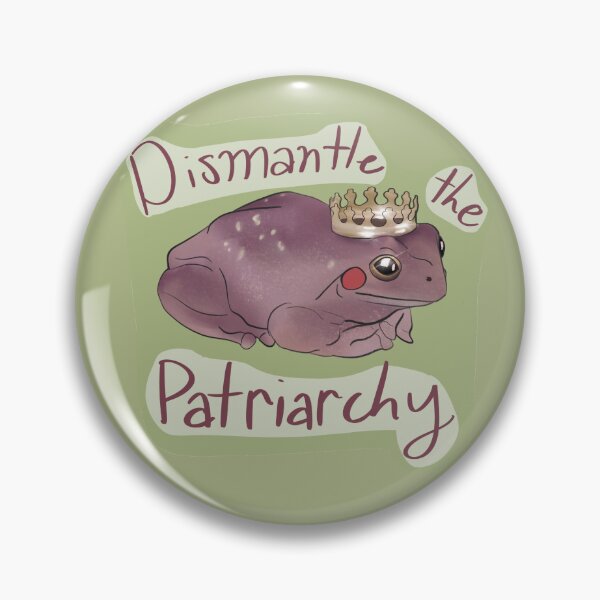 Item preview, Dismantle the Patriarchy Frog King designed and sold by 21sarah-jeanne.
