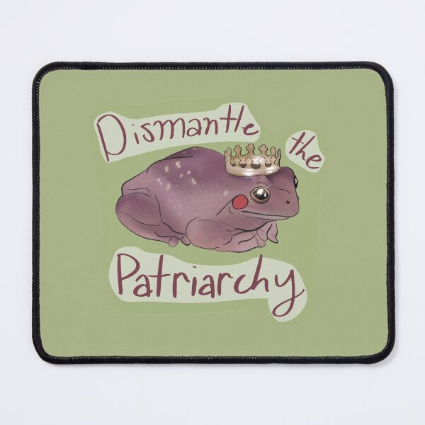 Item preview, Dismantle the Patriarchy Frog King designed and sold by 21sarah-jeanne.