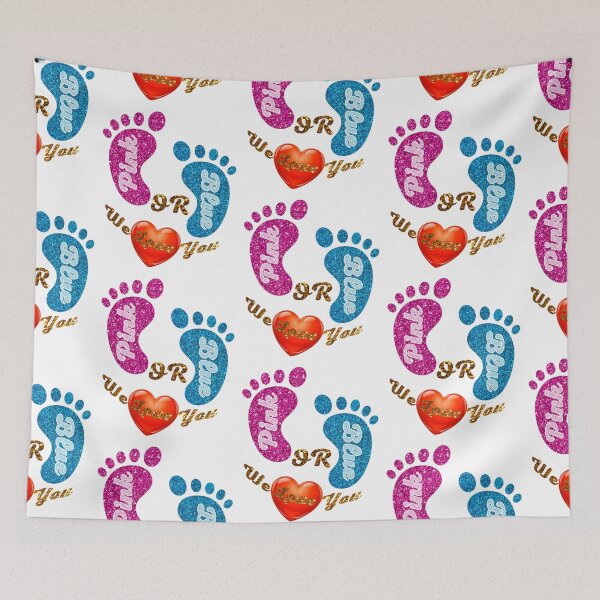 Item preview, Pink Or Blue We Love You Heart designed and sold by bestdesign4u.