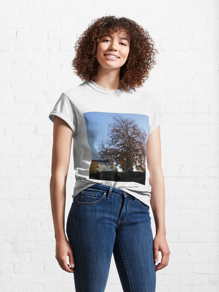 Alternate view of A Tree in Autumn at Sunrise Classic T-Shirt
