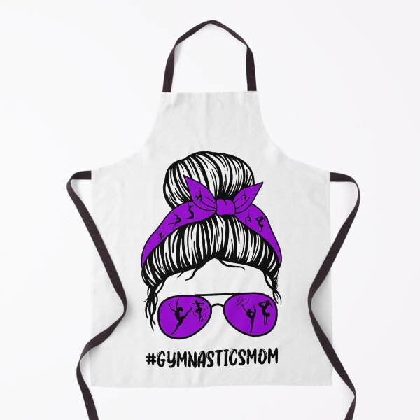 Item preview, Gymnastics Mom Messy Bun Hair glasses Proud Mom designed and sold by levintere.