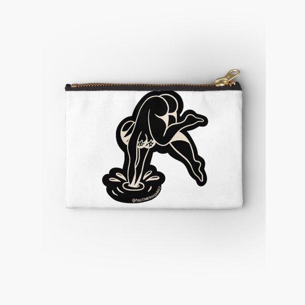 Item preview, Diving Into Water Redrawn Traditional Old School Tattoo Flash  designed and sold by Rebecca Murray.