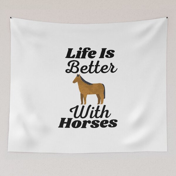 Item preview, Life Is Better With Horses T shirt Horse Farm Farmer Girls designed and sold by medbouk1.
