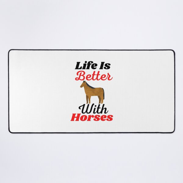 Item preview, Cute Life Is Better With Horses Horseback Riding girls gift designed and sold by medbouk1.
