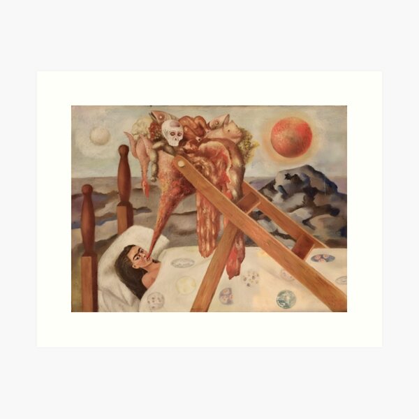 Aperçu de l'œuvre Sans espoir de Frida Kahlo créée et vendue par FridaBubble.