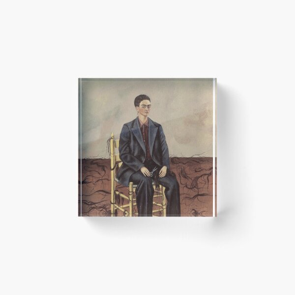 Item preview, Self Portrait with Cropped Hair by Frida Kahlo designed and sold by FridaBubble.