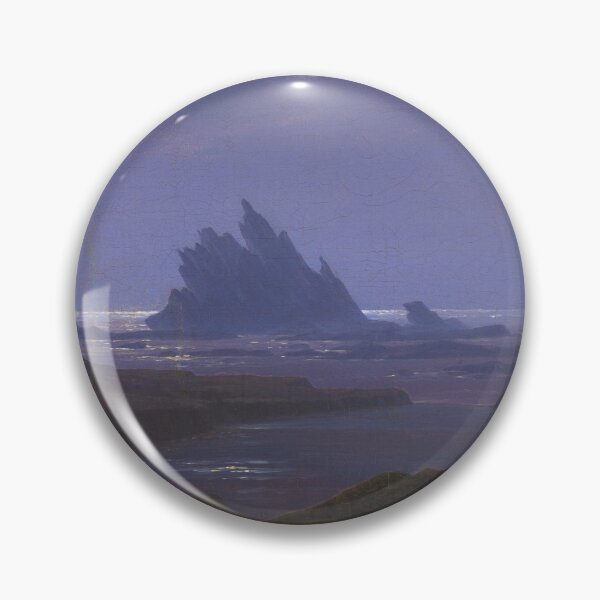 Item preview, HD CASPAR DAVID FRIEDRICH - Reefs by the Seashore 1824 designed and sold by Go Logo Designs.