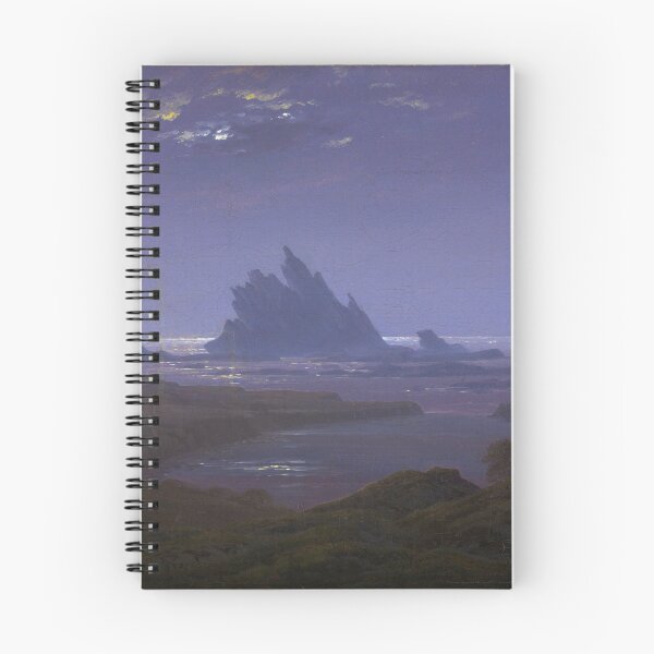 Artikelvorschau, HD CASPAR DAVID FRIEDRICH - Reefs by the Seashore 1824 entworfen und verkauft von Go Logo Designs.