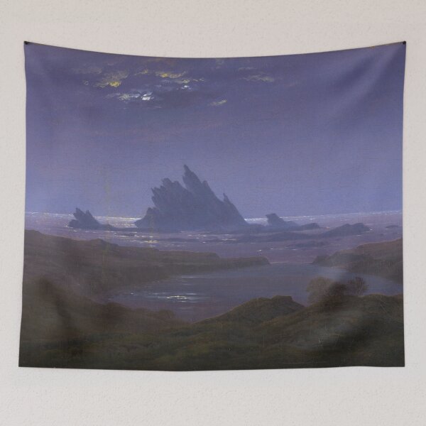 Item preview, HD CASPAR DAVID FRIEDRICH - Reefs by the Seashore 1824 designed and sold by Go Logo Designs.