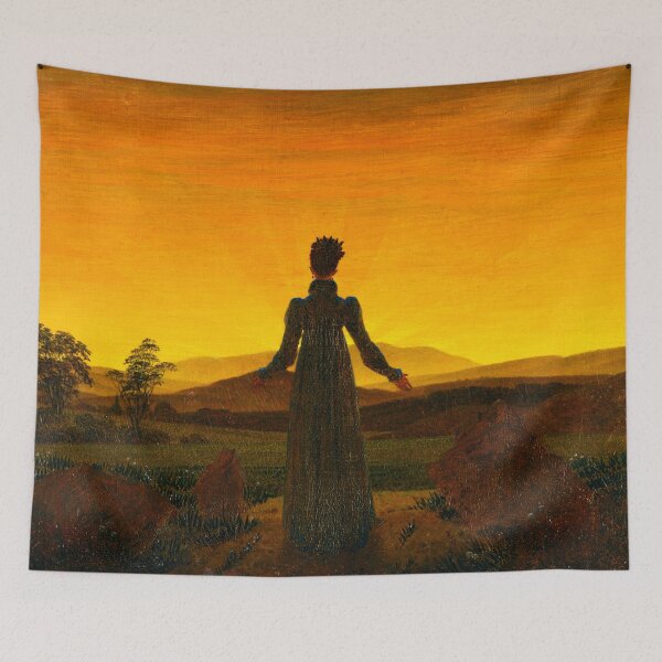 Item preview, HD CASPAR DAVID FRIEDRICH - Woman before the Rising Sun 1818 designed and sold by Go Logo Designs.