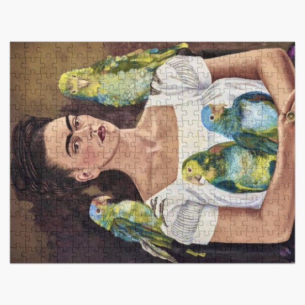 Artikel-Vorschau von Ich und meine Papageien von Frida Kahlo, designt und verkauft von FridaBubble.