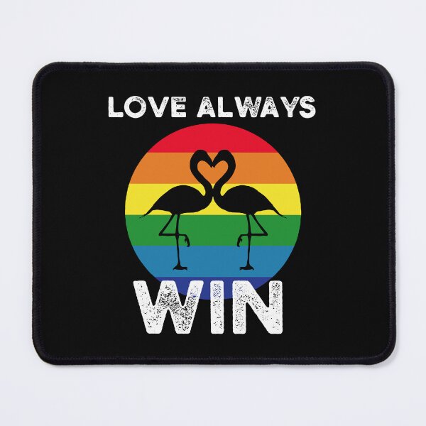 Item preview, Love Always Win Funny LGBT Valentines Day designed and sold by NanoYell.