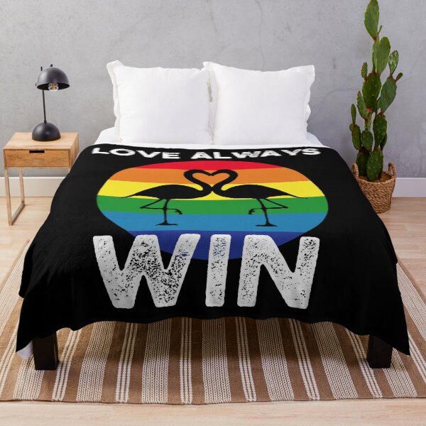 Item preview, Love Always Win Funny LGBT Valentines Day designed and sold by NanoYell.