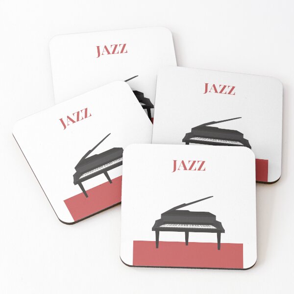 Item preview, Piano jazz red black white designed and sold by jsebouvi.