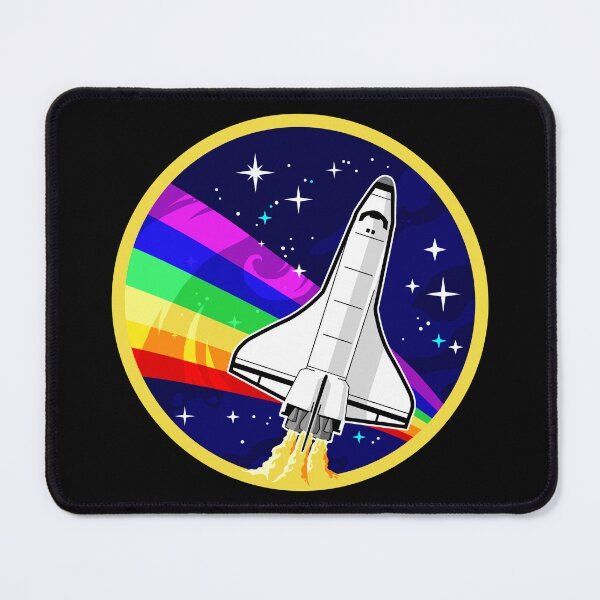 Item preview, NASA Rainbow Pride Spaceflight Badge designed and sold by forge22.