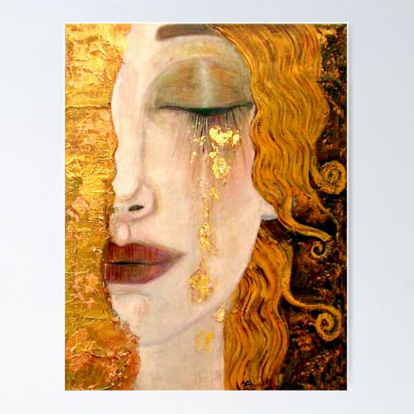 Item preview, Les larmes de Gustav Klimt Freya| Gustav Klimt - larmes d'or designed and sold by TeeARTHY.