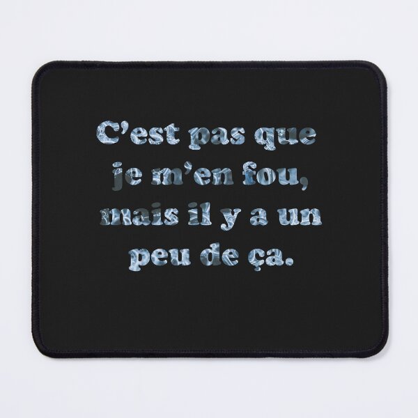 Item preview, C'est pas que je m'en fou... designed and sold by dusso.