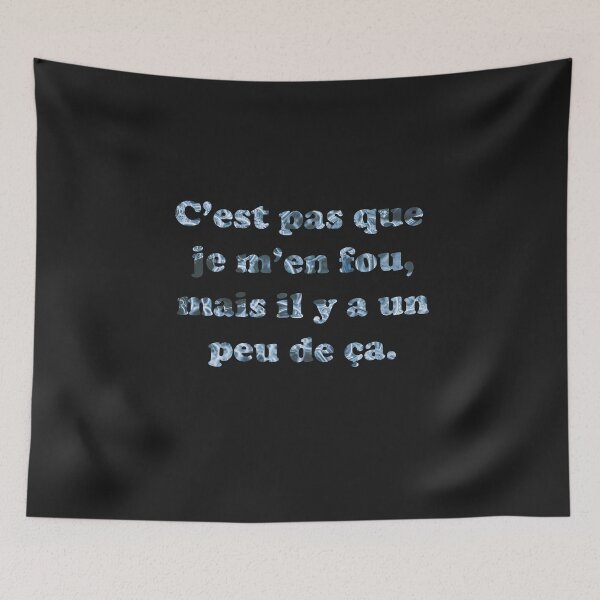 Aperçu de l'œuvre C'est pas que je m'en fous... créée et vendue par dusso.